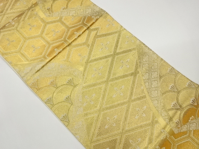 JAPANESE KIMONO / FUKURO OBI / WOVEN TRADITIONAL PATTERN 